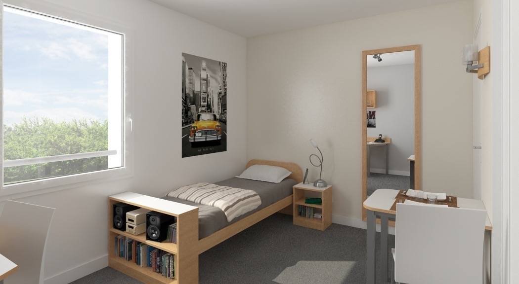 Chambre de 13 m2, élégamment agencée pour une intimité préservée