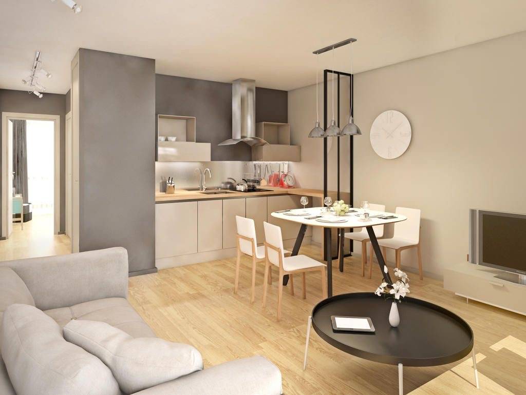 Séjour cuisine salle à manger 