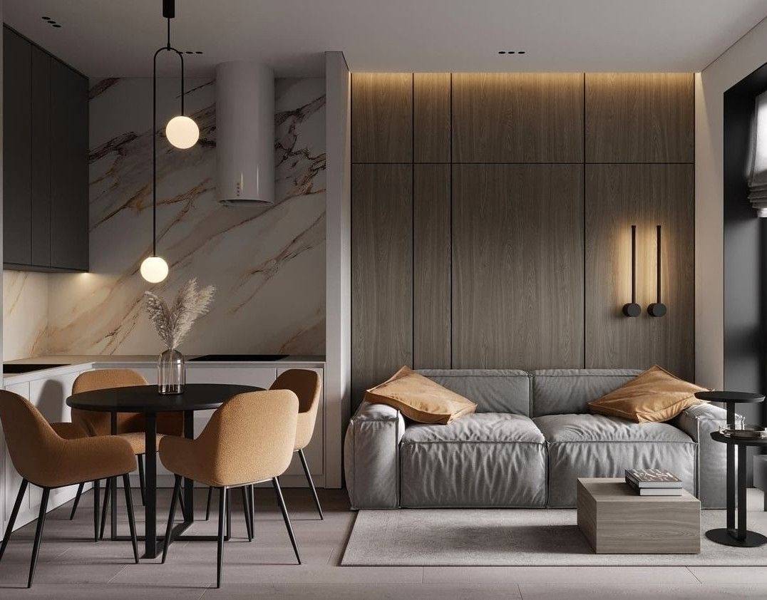 Séjour salle à  manger bien décorer 