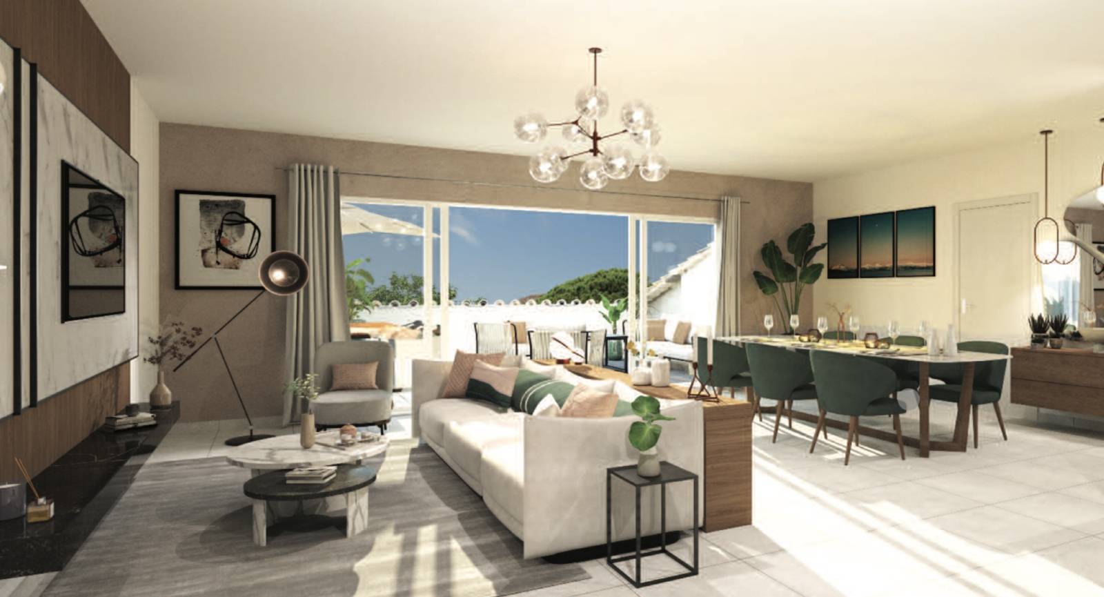 Grand Appartement Quatre pièces Neuf à La Crau